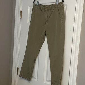 Women's Classic Olive Straight Leg Pants
